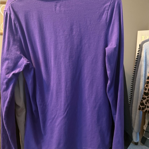 C9 by Champion Semi-Fitted Long Sleeve Performance Tee | Size Large | Purple - Picture 4 of 4